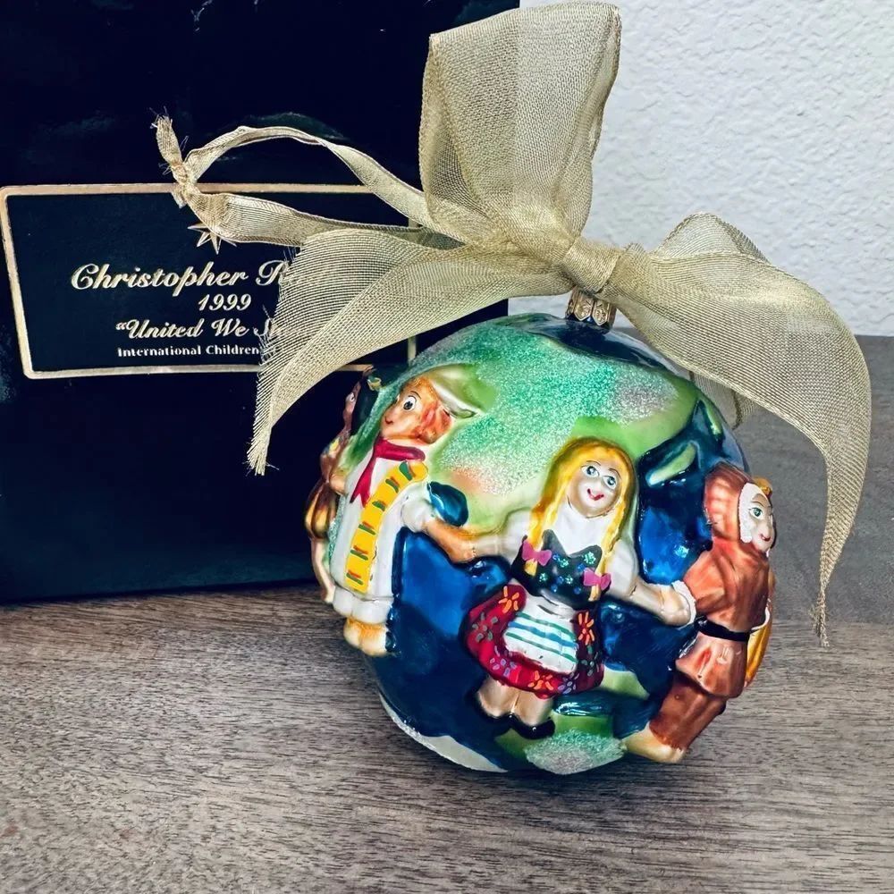 Christopher Radko United We Stand Holiday Christmas Holiday Ornament